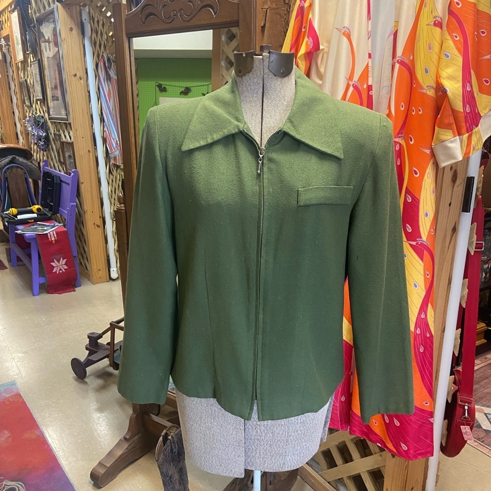 Vintage Olive Green Jacket